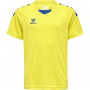 Preisvergleich für Oberteile: hmlCORE XK POLY JERSEY S/S KIDS T-Shirts Kinder neongelb Gr. 116  Kinder