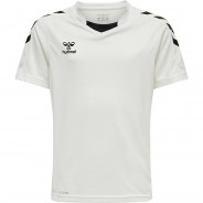 Preisvergleich für Oberteile: hmlCORE XK POLY JERSEY S/S KIDS T-Shirts Kinder weiß Gr. 140  Kinder