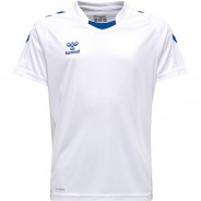Preisvergleich für Oberteile: hmlCORE XK POLY JERSEY S/S KIDS T-Shirts Kinder weiß Gr. 140  Kinder