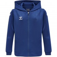 Preisvergleich für Oberteile: hmlCORE XK POLY ZIP HOOD SWEAT KIDS Kapuzenpullover Kinder blau Gr. 140  Kinder