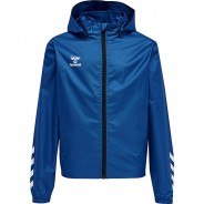 Preisvergleich für Oberteile: hmlCORE XK SPRAY JACKET KIDS Sweatjacken Kinder blau Gr. 152  Kinder