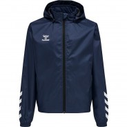 Preisvergleich für Oberteile: hmlCORE XK SPRAY JACKET KIDS Sweatjacken Kinder dunkelblau Gr. 128  Kinder