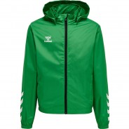 Preisvergleich für Oberteile: hmlCORE XK SPRAY JACKET KIDS Sweatjacken Kinder grün Gr. 152  Kinder