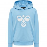 Preisvergleich für Oberteile: hmlCUATRO HOODIE Kapuzenpullover Kinder blau Gr. 122  Kinder
