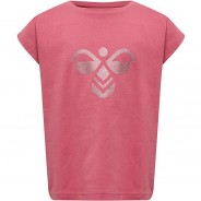 Preisvergleich für Oberteile: hmlDIEZ T-SHIRT S/S T-Shirts  rosa Gr. 116 Mädchen Kinder