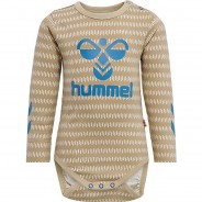 Preisvergleich für Strampler & Spieler: hmlESME BODY L/S Bodys Kinder grau Gr. 68  Kinder