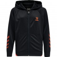 Preisvergleich für Oberteile: hmlGG12 ACTION ZIP HOODIE KIDS Kapuzenpullover Kinder schwarz Gr. 140  Kinder
