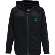 Preisvergleich für Oberteile: hmlGG12 ACTION ZIP HOODIE KIDS Kapuzenpullover Kinder schwarz Gr. 164  Kinder