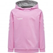 Preisvergleich für Oberteile: HMLGO KIDS COTTON HOODIE Kapuzenpullover Kinder lila Gr. 152  Kinder