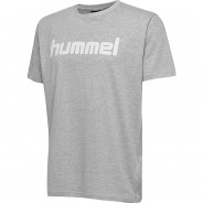 Preisvergleich für Oberteile: HMLGO KIDS COTTON LOGO T-SHIRT S/S T-Shirts Kinder grau Gr. 116  Kinder