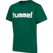 Preisvergleich für Oberteile: HMLGO KIDS COTTON LOGO T-SHIRT S/S T-Shirts Kinder grün Gr. 176  Kinder
