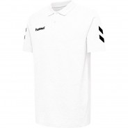 Preisvergleich für Oberteile: HMLGO KIDS COTTON POLO T-Shirts Kinder weiß Gr. 164  Kinder