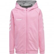 Preisvergleich für Oberteile: HMLGO KIDS COTTON ZIP HOODIE Kapuzenpullover Kinder pink Gr. 164  Kinder