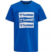 Preisvergleich für Oberteile: hmlKARLO T-SHIRT S/S T-Shirts  blau Gr. 104 Jungen Kinder