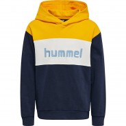 Preisvergleich für Oberteile: hmlMORTEN HOODIE Kapuzenpullover  gelb Gr. 146 Jungen Kinder