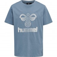 Preisvergleich für Oberteile: hmlPROUD T-SHIRT S/S T-Shirts Kinder blau Gr. 134  Kinder