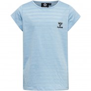 Preisvergleich für Oberteile: hmlSUTKIN T-SHIRT S/S T-Shirts  blau Gr. 140 Mädchen Kinder
