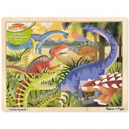 Preisvergleich für Puzzle: Holzpuzzle - Dinosaurier, 24 Teile