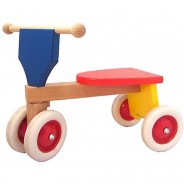 Preisvergleich für Kinderfahrzeuge: Holzspielzeug Rutscher bunt