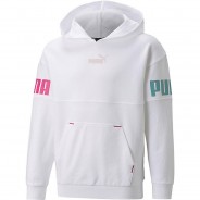 Preisvergleich für Oberteile: Hoodie POWER COLORBLOCK Kapuzenpullover weiß Gr. 164