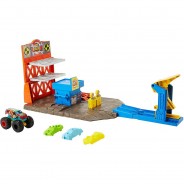 Preisvergleich für Sammel & Spielfiguren: Hot Wheels Monster Trucks Blast Station Spielset