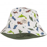 Preisvergleich für Mützen & Accessoires: Hut DINO  weiß Gr. 49 Jungen Kleinkinder