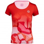 Preisvergleich für Oberteile: Issa Tech Roundneck Tee T-Shirts  rot/orange Gr. 128 Mädchen Kinder