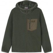 Preisvergleich für Jacken & Outdoorkleidung: Jacke ICE CLOUD HOOD Outdoorjacken Kinder grün Gr. 140  Kinder
