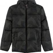 Preisvergleich für Jacken & Outdoorkleidung: Jacke mit Kapuze Outdoorjacken  schwarz Gr. 116 Jungen Kleinkinder