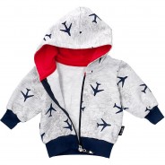 Preisvergleich für Jacken & Outdoorkleidung: Jacke Pilot - by Bamar Nicol Übergangsjacken  blau/rot Gr. 86 Jungen Kinder