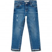 Preisvergleich für Hosen: Jeanshose  blau Gr. 104 Mädchen Kleinkinder