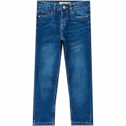 Preisvergleich für Hosen: Jeanshose  blau Gr. 140 Mädchen Kinder