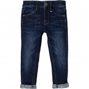 Preisvergleich für Hosen: Jeanshose  dunkelblau Gr. 140 Jungen Kinder