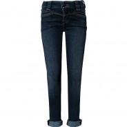 Preisvergleich für Hosen: Jeanshose NKFPOLLY , Organic Cotton dark blue denim Gr. 134 Mädchen Kinder