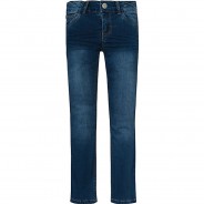 Preisvergleich für Hosen: Jeanshose NKFPOLLY , Organic Cotton dark blue denim Gr. 134 Mädchen Kinder