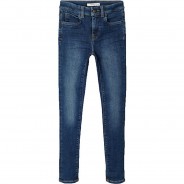 Preisvergleich für Hosen: Jeanshose NKFPOLLY , Organic Cotton dark blue denim Gr. 164 Mädchen Kinder