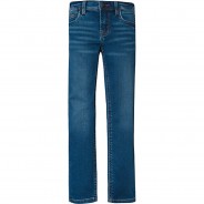 Preisvergleich für Hosen: Jeanshose NKMTHEO , Organic Cotton dark blue denim Gr. 128 Jungen Kinder