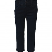 Preisvergleich für Hosen: Jeanshose NMFRANDI , Organic Cotton dark blue denim Gr. 110 Mädchen Kleinkinder
