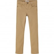 Preisvergleich für Hosen: Jeanshose Regular fit NKMTHEO , Bundweite SLIM beige Gr. 152 Jungen Kinder