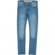 Preisvergleich für Hosen: Jeanshose Skinny fit , Bundweite REGULAR light blue denim Gr. 176 Jungen Kinder