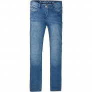 Preisvergleich für Hosen: Jeanshose Skinny fit , Bundweite SLIM blau Gr. 134 Mädchen Kinder