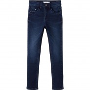 Preisvergleich für Hosen: Jeanshose Skinny fit NKFPOLLY  dark blue denim Gr. 146 Mädchen Kinder