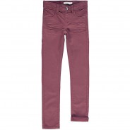 Preisvergleich für Hosen: Jeanshose Skinny fit NKFPOLLY  dunkelrot Gr. 146 Mädchen Kinder
