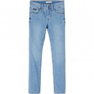 Preisvergleich für Hosen: Jeanshose Skinny fit NKMPETE  light blue denim Gr. 104 Jungen Kinder