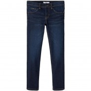 Preisvergleich für Hosen: Jeanshose Slim fit NKMSILAS , Bundweite SLIM dark blue denim Gr. 140 Jungen Kinder