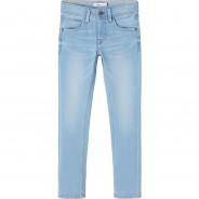 Preisvergleich für Hosen: Jeanshose Slim fit NKMSILAS , Bundweite SLIM light blue denim Gr. 116 Jungen Kinder