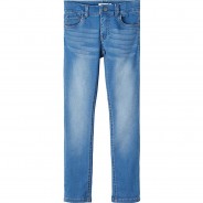 Preisvergleich für Hosen: Jeanshose Slim fit NKMTHEO , Bundweite SLIM blue denim Gr. 146 Jungen Kinder