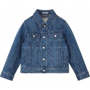 Preisvergleich für Jacken & Outdoorkleidung: Jeansjacke  blau Gr. 128/134 Jungen Kinder