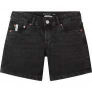 Preisvergleich für Hosen: Jeansshorts  schwarz Gr. 134 Mädchen Kinder