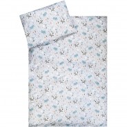 Preisvergleich für Babybettwäsche: Jersey-Bettwäsche 40x60 / 100x135 cm grau Gr. one size